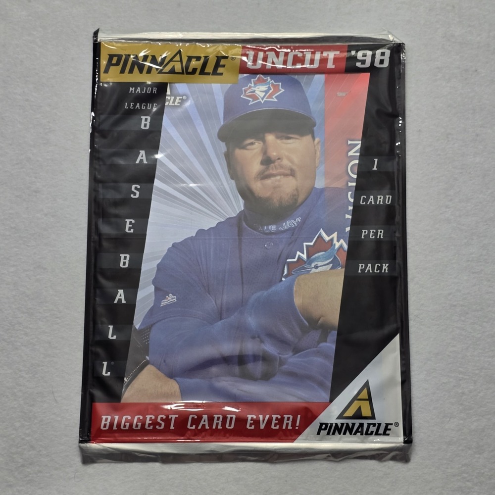 Pinnacle Uncut 98 Field of Vision Baseball Card Pack Sealed Roger Clemens